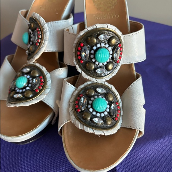 Vince Casmuto size 37 sandals. EUC - Picture 15 of 15